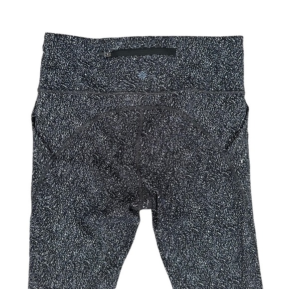 Athleta Lighting Static 7/8 Tight Leggings Womens High Rise Stretch Black Medium - Picture 9 of 14